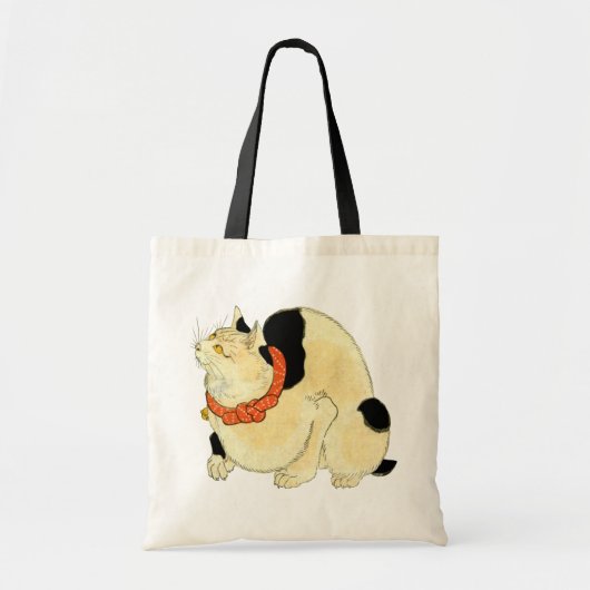 日 本 猫, 国 Japanse kat, Kuniyoshi, Ukiyo-e Tote Bag (Voorkant)