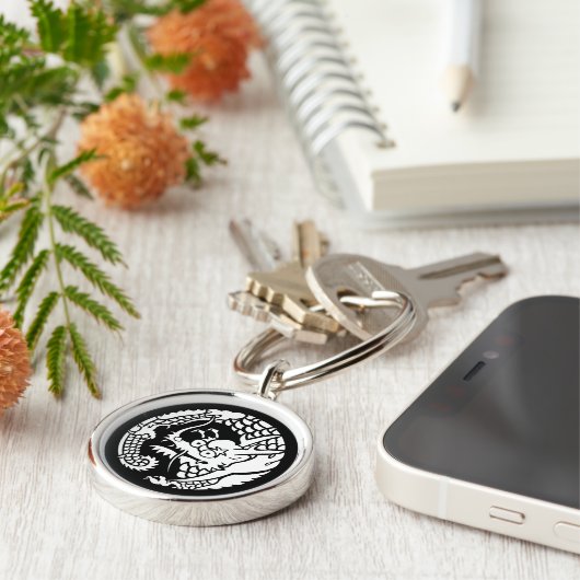 日 蓮 龍 の 丸 SLEUTELHANGER (Zijkant)