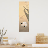 日 語: 猫 Cat en Plum Blossom c.1906 Poster (Keuken)