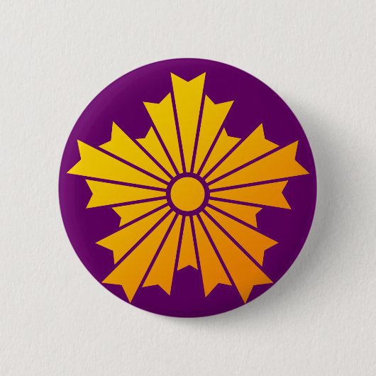 旭日章 RONDE BUTTON 5,7 CM (Voorkant)