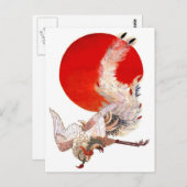 旭 日 若 op het 鳳 凰 briefkaart (Voorkant / Achterkant)