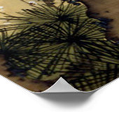 旭 松 図, 若 冲 Cranes & Morning sun, Jakuchüu Poster (Hoek)