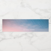 明け方の空と流星　ペッドボトルラベル　パッケージ WATERFLES ETIKET (Enkel label)