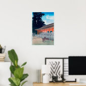 春 日 の 鹿, 川  van Kasoega, Hasui, Hasui, Kasjega 社 D Poster (Thuiskantoor)