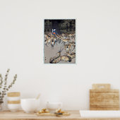 春 日 社 鹿, Deer of Kasuga Shrine, Hiroshi Yoshida Poster (Keuken)