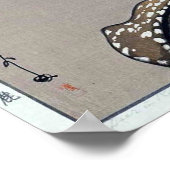 春 日 社 鹿, Deer of Kasuga Shrine, Hiroshi Yoshida Poster (Hoek)