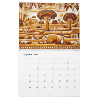 時代を旅する: 古代の風景 KALENDER
