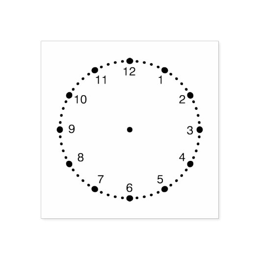 時計 RUBBERSTEMPEL (Afrduk)