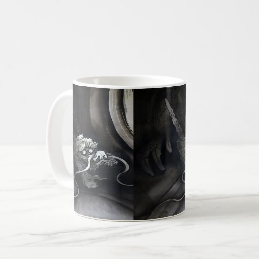 曾我蕭白『 龍図 』 , Japanese Dragon Koffiemok (Voorkant links)