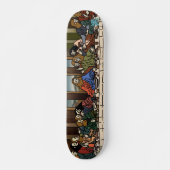 最後の晩猿-taginng- persoonlijk skateboard (Voorkant)