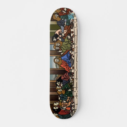 最後の晩猿-taginng- persoonlijk skateboard (Voorkant)
