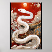月夜の守護蛇／Moonlit Guardian Snake Poster (Voorkant)