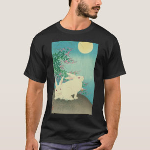 月 と 兎, 邨 Rabbits & Moon, Koson, Ukiyo-e T-shirt