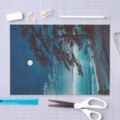 月 の 海 岸, 川宮 bij Ninomiya Beach, Hasui Kawase Tissuepapier (Craft)