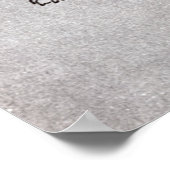 月 兎, 広 Moon en Rabbits, Hiroshige, Ukiyo-e Poster (Hoek)