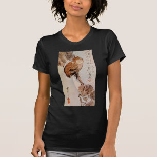月 夜 ず く,  mono, oranje oranje, hiroshige, ukiyo-e t-shirt