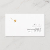 月・太陽・惑星 シンプルな名刺 ・ビジネスカード・ショップカード 名刺 VISITEKAARTJE (Achterkant)