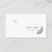 月・太陽・惑星 シンプルな名刺 ・ビジネスカード・ショップカード 名刺 VISITEKAARTJE (Voorkant)