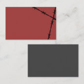 有刺鉄線 名刺 VISITEKAARTJE (Voorkant / Achterkant)