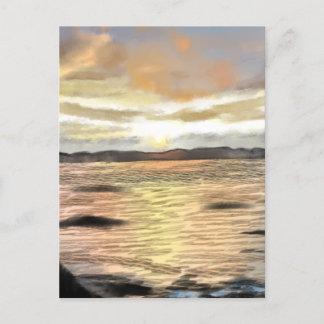 朝焼けの海 BRIEFKAART