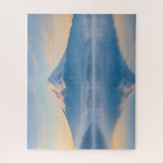 朝霧に浮かぶ富士山と湖 / Mt.Fuji and Lake in the Morning Mist Legpuzzel (Verticaal)