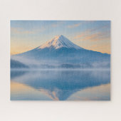 朝霧に浮かぶ富士山と湖 / Mt.Fuji and Lake in the Morning Mist Legpuzzel (Horizontaal)