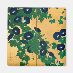 朝 顔 (部 分), 其 一 Morning glory (detail), Kiitsu Magneet