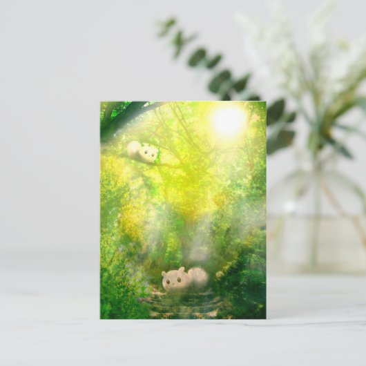 木 漏 れ 日2ご う BRIEFKAART (Staand voorkant)