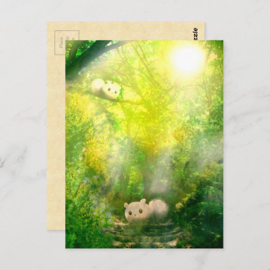 木 漏 れ 日2ご う BRIEFKAART (Voorkant / Achterkant)