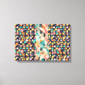 東京・銀座の光と賑わいを表現した抽象画 CANVAS AFDRUK (Voorkant)