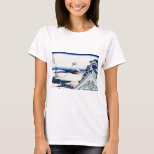 東 都 本 寺, Uitzicht Mt. Fuji uit Asakusa, Hokusai, T-shirt