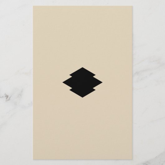 松皮菱 BRIEFPAPIER (Voorkant)