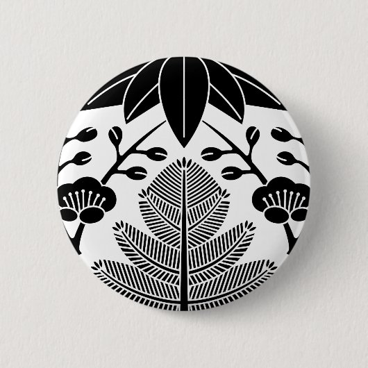 松竹梅 RONDE BUTTON 5,7 CM (Voorkant)
