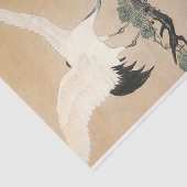 松 に 鶴, 古 Crane op Pine Tree, Koson, Ukiyo-e Tissuepapier (Detail)