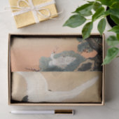 松 に 鶴, 古 Crane op Pine Tree, Koson, Ukiyo-e Tissuepapier (Geschenk)