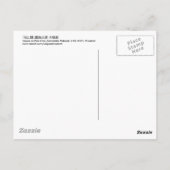 松 鶴, 北 kranen op de Pine Tree, Hokusai, Ukiyo-e Briefkaart (Achterkant)