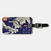 枇 杷 鳥, 広 重 Bird and Loquat, Hiroshige, Ukiyo-e Bagagelabel (Voorkant horizontaal)