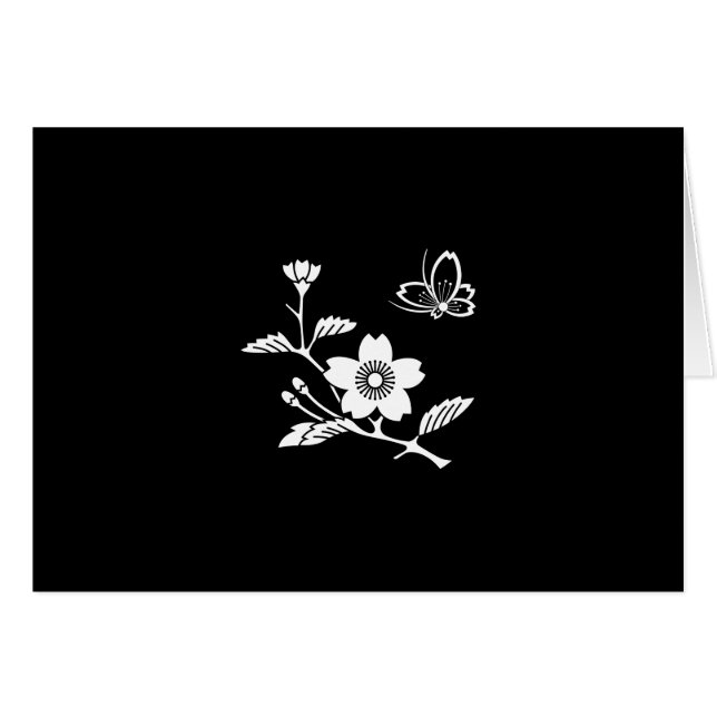 枝 桜 中 陰 飛  (Voorkant Horizontaal)