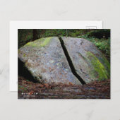柳生の里「一刀石」:Postcard Briefkaart (Voorkant / Achterkant)