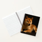 柴犬ポートレート Shiba Inu Spiral Notebook Lined Hardcover Notitieboek (Binnen)