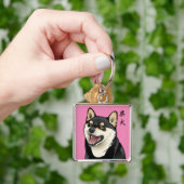 柴 犬 Shiba Inu Kanji Sleutelhanger (Hand)