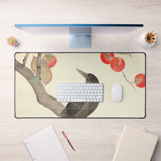 柿 に 烏, 抱 Persimmon en Crow, Hōitsu Bureaumat (Kantoor 1)