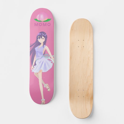 桃の板 PERSOONLIJK SKATEBOARD (Voorkant)