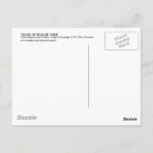 桃 花 燕, 広 Peach Blossom en Swallow, Hiroshige Briefkaart (Achterkant)