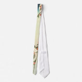 桃 花 燕, 広 Peach Blossom en Swallow, Hiroshige Stropdas (Achterkant)