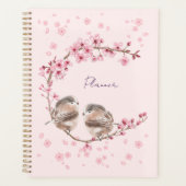  桜とかわいいすずめ♡ PLANNER (Voorkant)