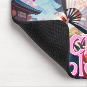 桜と猫耳の少女と扇子 MUISMAT (Hoek)