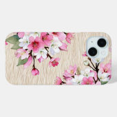 桜彩る和紙の調べ ― 和モダン花柄 Case-Mate iPhone CASE (Achterkant (horizontaal))