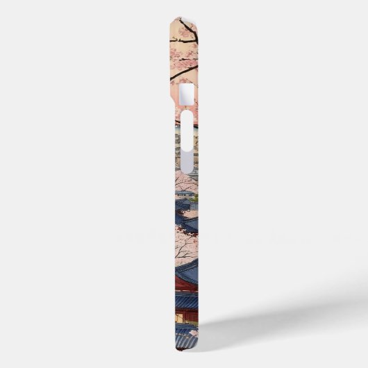桜舞う古都 ― 和風アート Case-Mate iPhone CASE (Achterkant / Links)