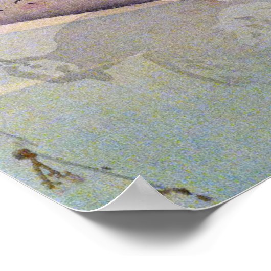 桜 キ ジ, 古 Pheasant en Cherry Blossom, Ohara Koson Poster (Hoek)